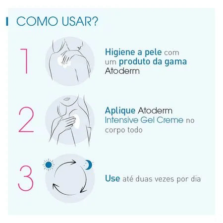 Hidratante Corporal Anti-Coceira Bioderma Atoderm Intensive Gel Creme