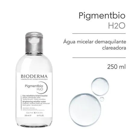 Água Micelar Clareadora Bioderma – Pigmentbio H2O – 250ml