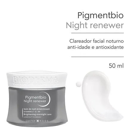 Clareador Noturno Bioderma – Pigmentbio Night Renewer – 50ml