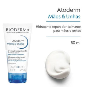 Creme Para Mãos Bioderma Atoderm Mãos e unhas – 50ml