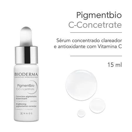 Sérum Concentrado Clareador e Antioxidante Bioderma – Pigmentbio C Concentrate – 15ml
